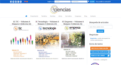 Desktop Screenshot of 3ciencias.com